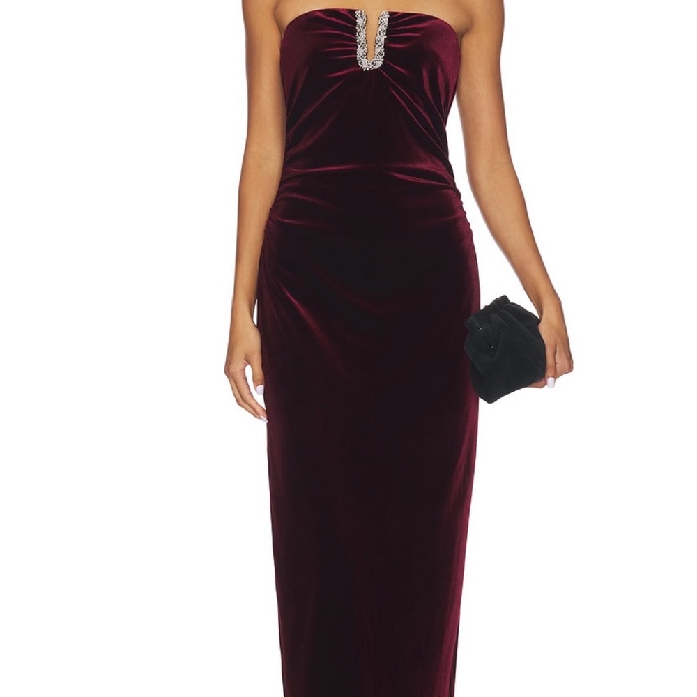 Vera Dress in Burgundy